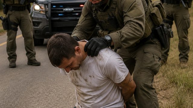 High-Stakes Standoff: Capture of Wanted Man in Texas
