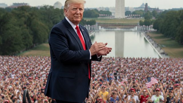 Trump Hosts Rally for America's 250th Birthday at National Mall
