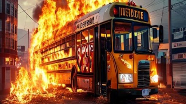 Devastating Blaze Rips Through Marystown School Bus Depot